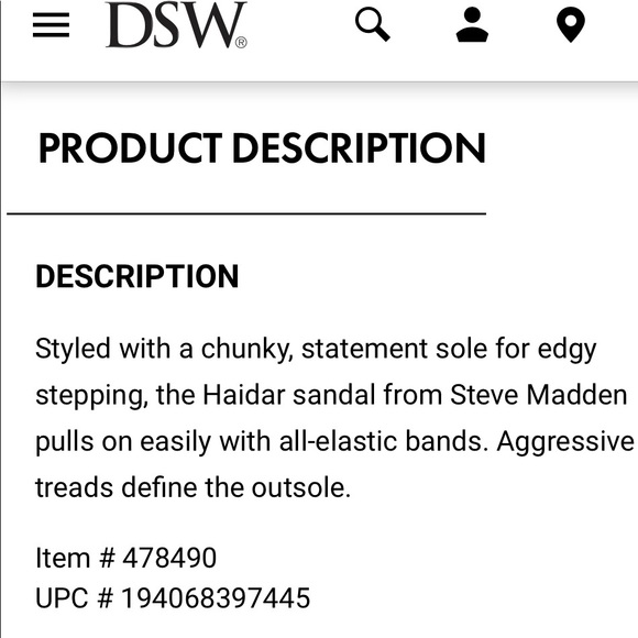 Steve Madden Haidar chunky sandals - Picture 3 of 4
